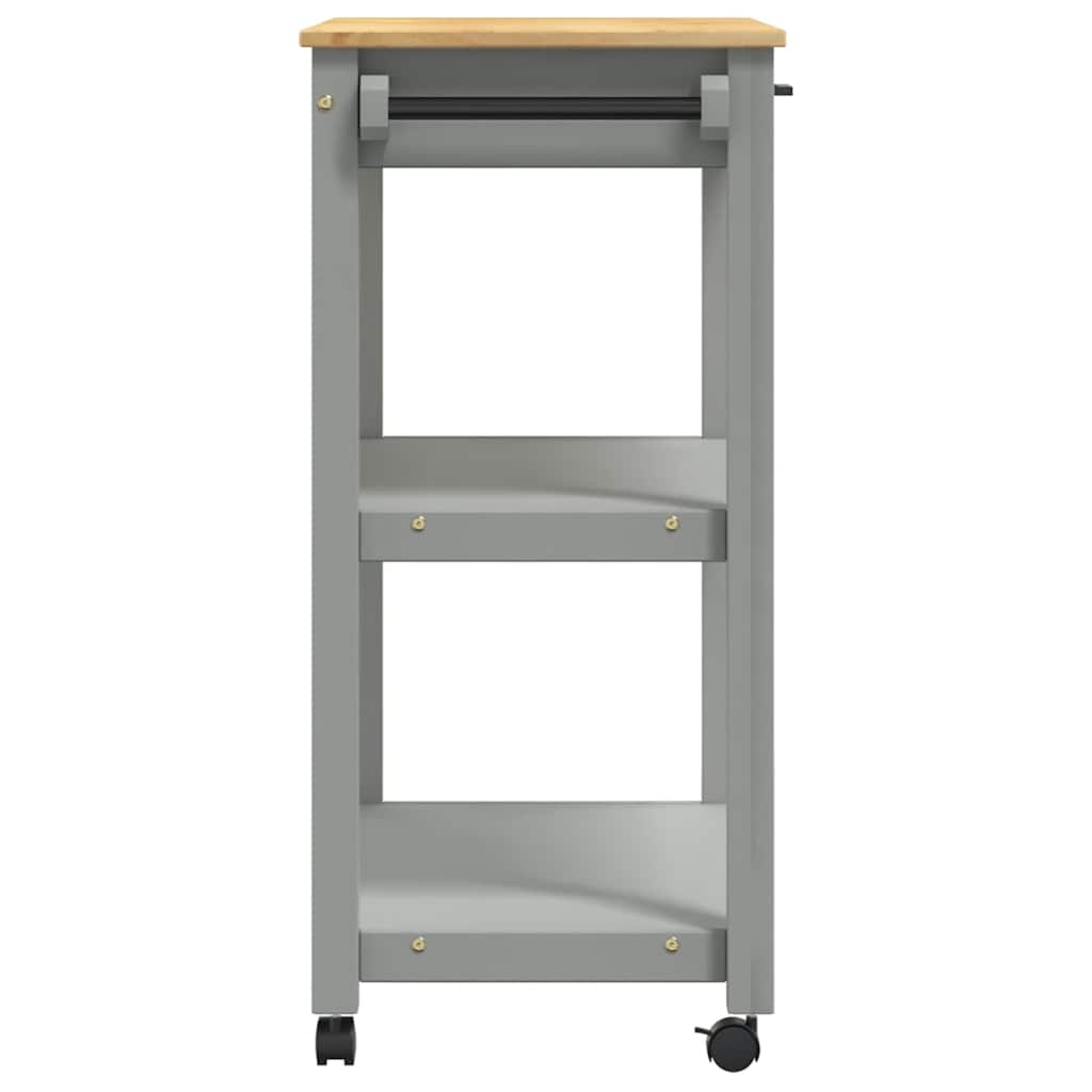 Kitchen Trolley "MONZA" 84x40x88,5 cm Solid Wood Pine