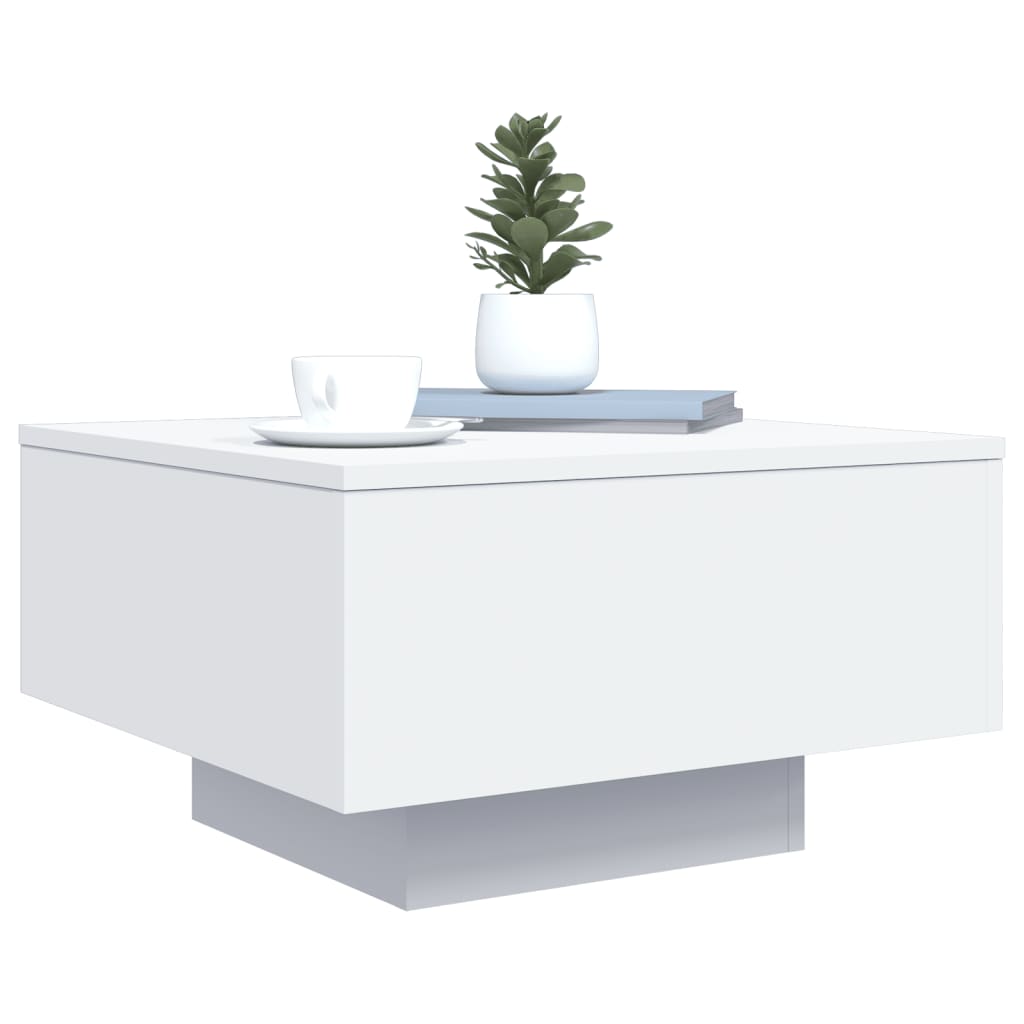 vidaXL Coffee Table White 55x55x31 cm Engineered Wood