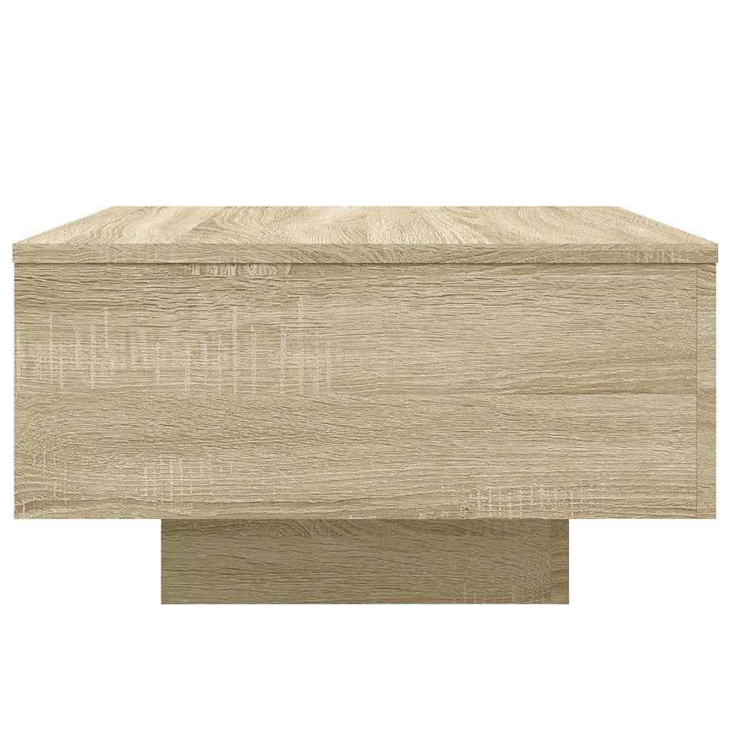Coffee Table Sonoma Oak 55x55x31 cm Engineered Wood