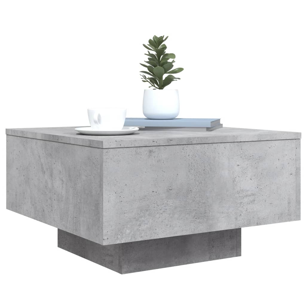 vidaXL Coffee Table Concrete Grey 55x55x31 cm Engineered Wood