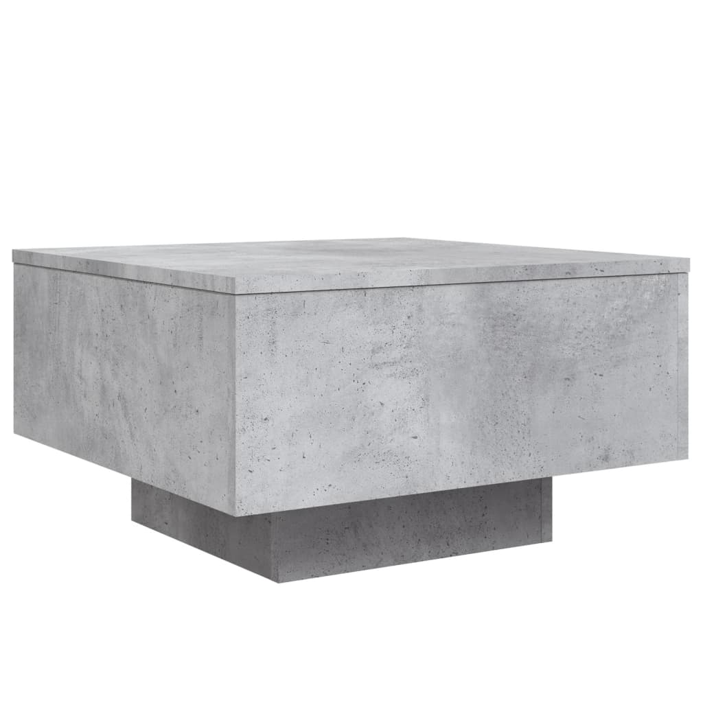 vidaXL Coffee Table Concrete Grey 55x55x31 cm Engineered Wood