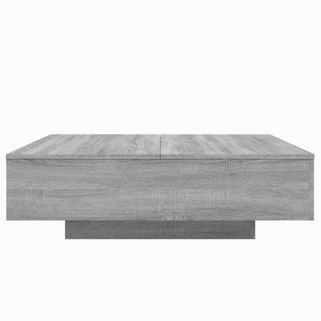 vidaXL Coffee Table Grey Sonoma 100x100x31 cm Engineered Wood