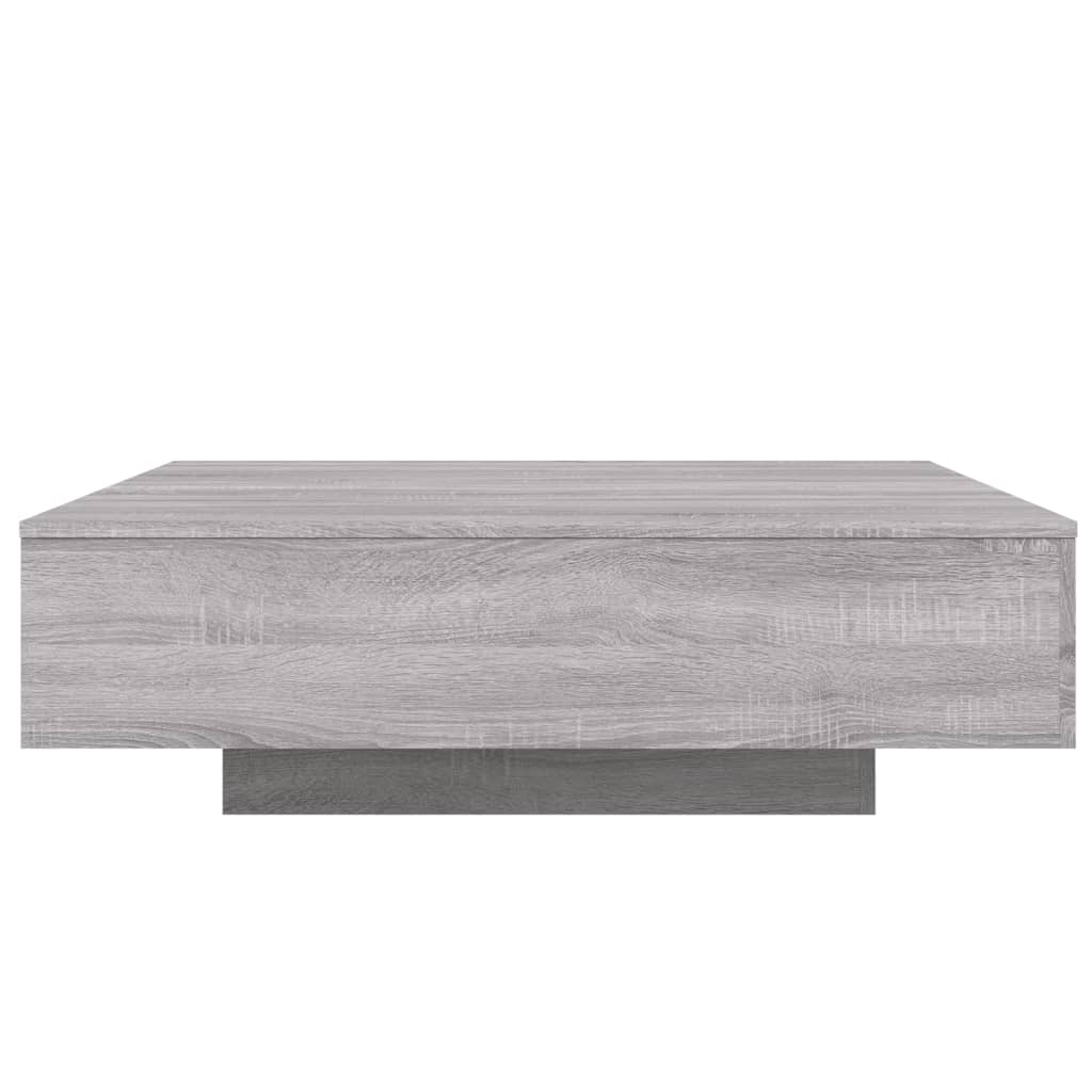 vidaXL Coffee Table Grey Sonoma 100x100x31 cm Engineered Wood