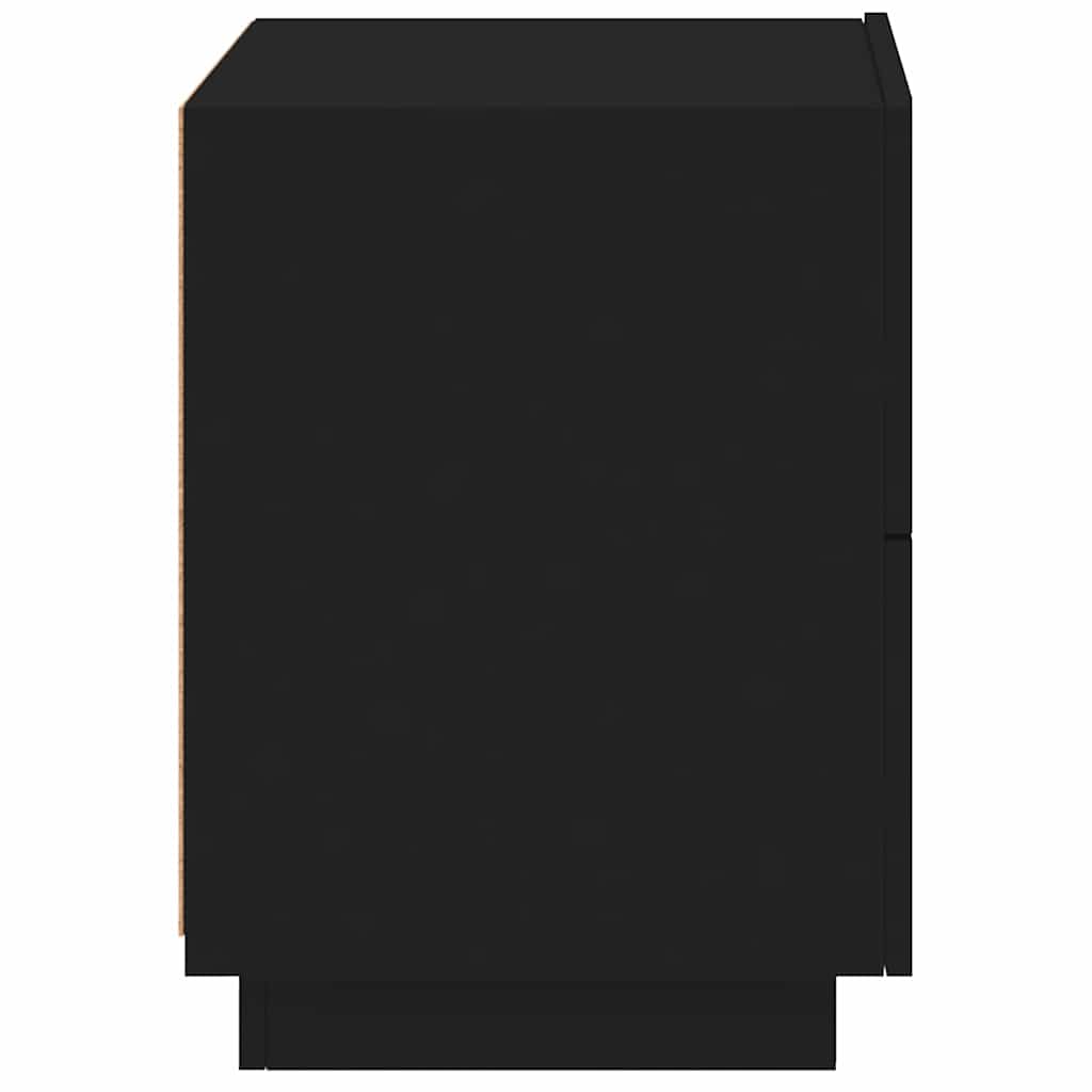 Bedside Cabinet | Black | Engineered wood | Medium | Modern