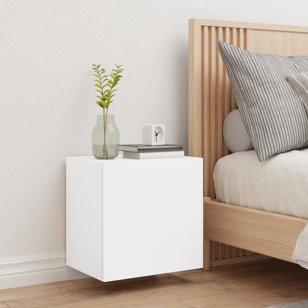 TV Wall Cabinet White 40,5x30x40 cm Engineered Wood