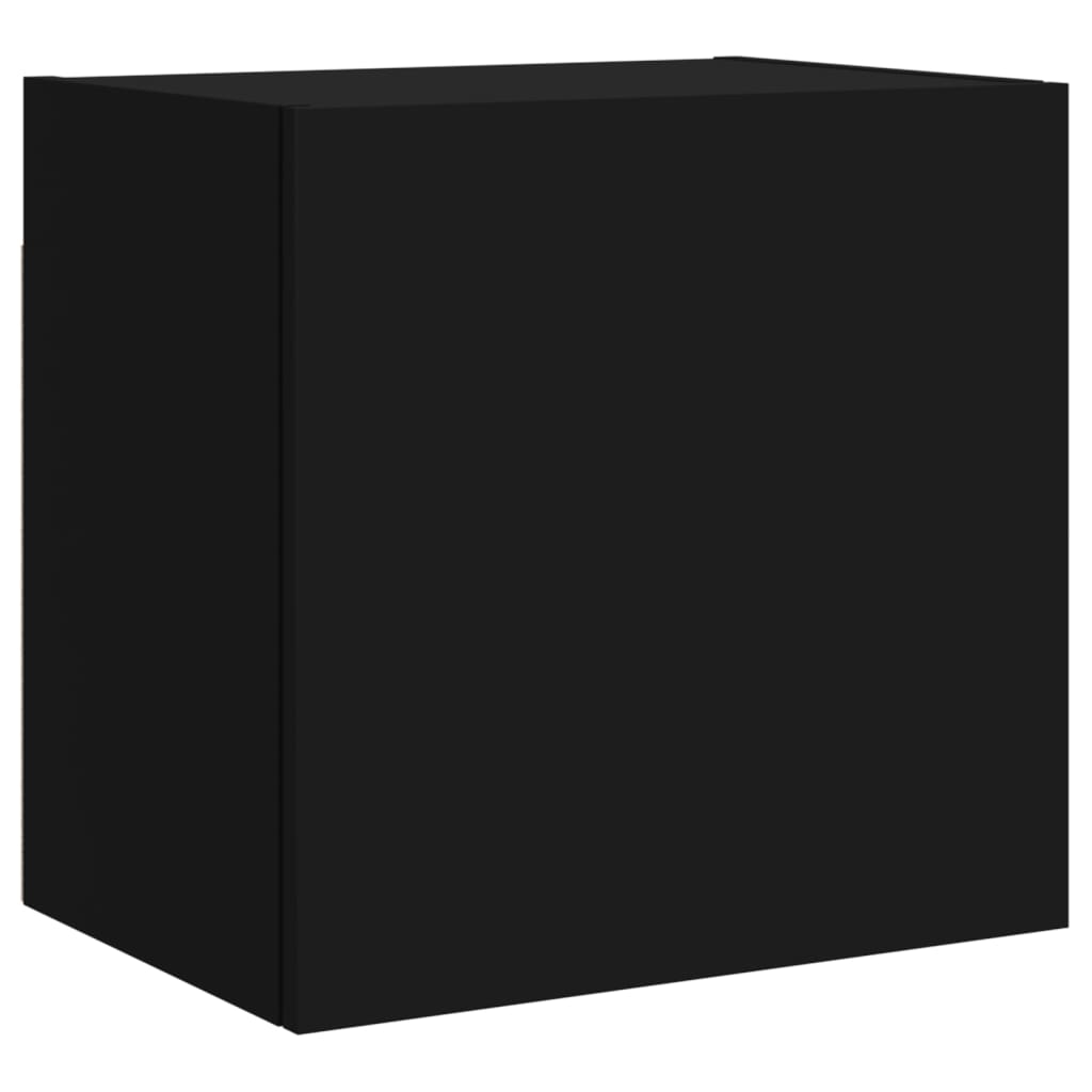 TV Wall Cabinets 2 pcs Black 40,5x30x40 cm Engineered Wood