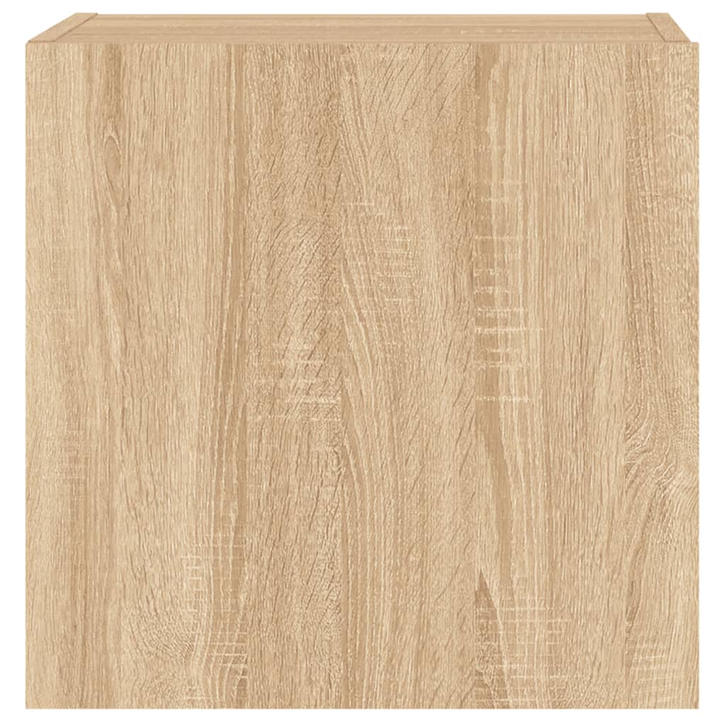 TV Wall Cabinet Sonoma Oak 40,5x30x40 cm Engineered Wood