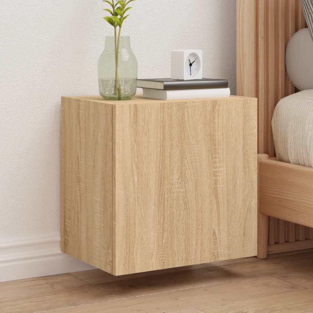 TV Wall Cabinet Sonoma Oak 40,5x30x40 cm Engineered Wood
