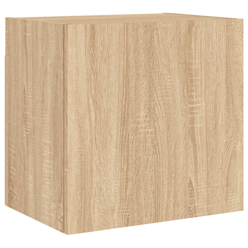 TV Wall Cabinets 2 pcs Sonoma Oak 40,5x30x40 cm Engineered Wood