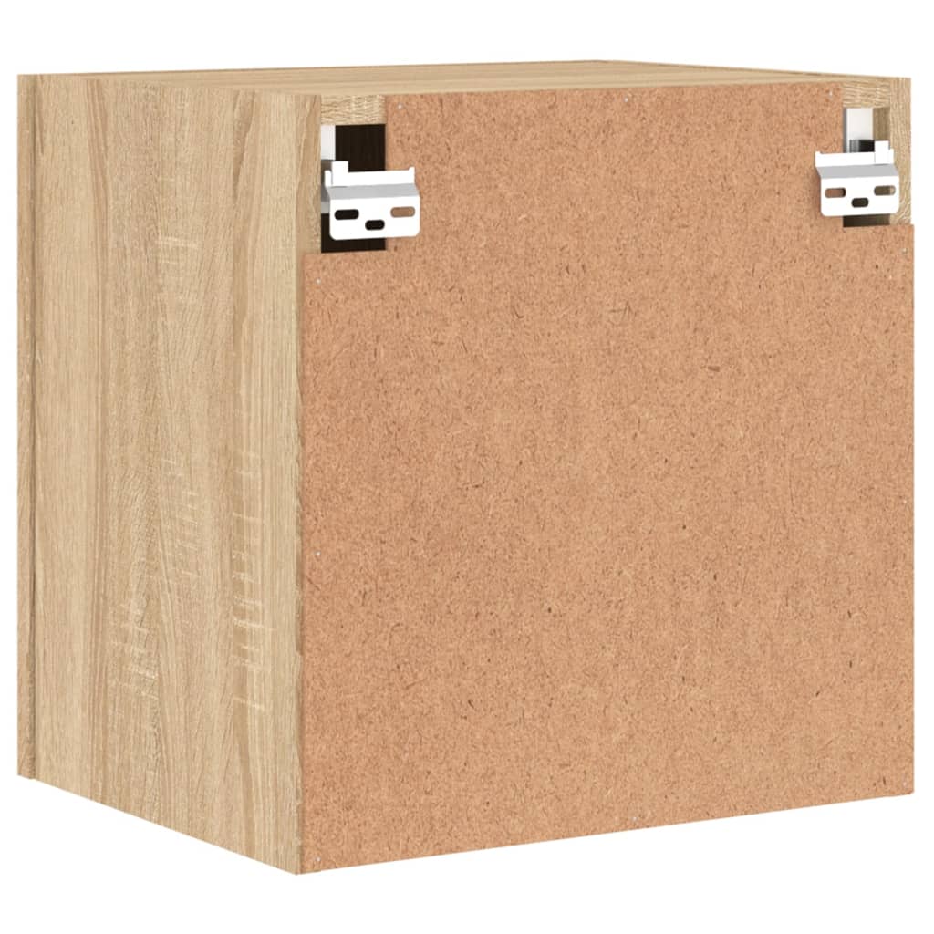 TV Wall Cabinets 2 pcs Sonoma Oak 40,5x30x40 cm Engineered Wood