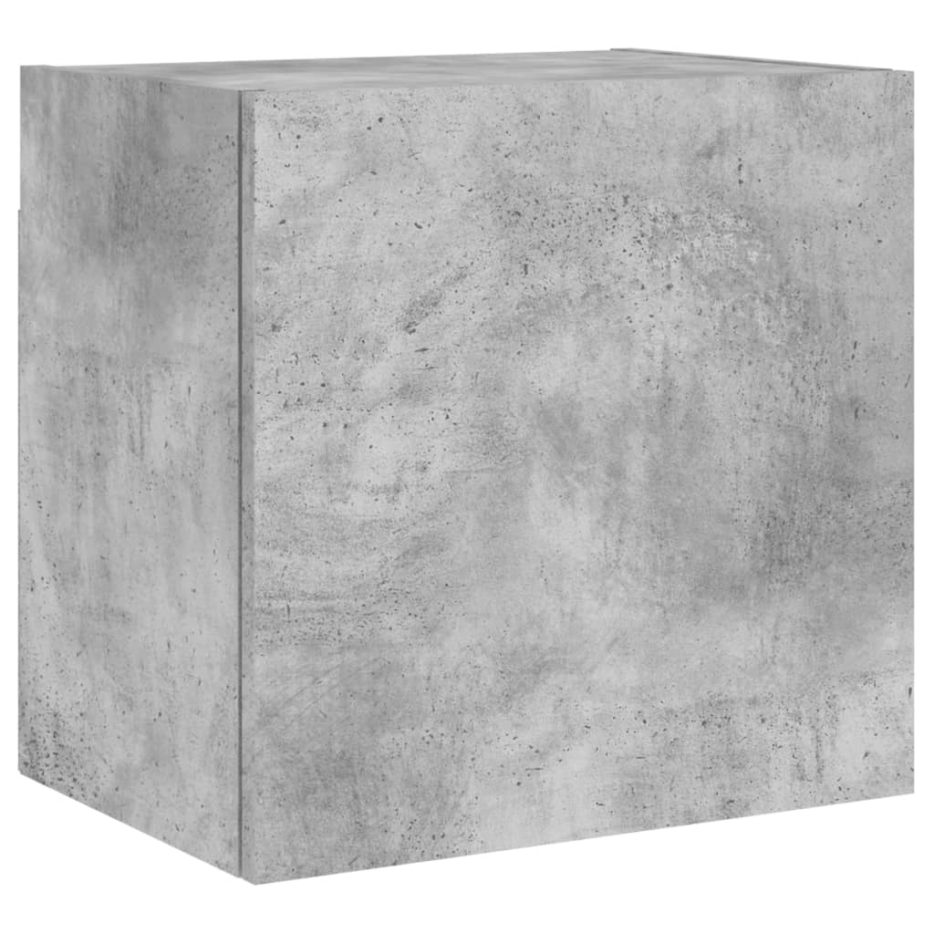 TV Wall Cabinet Concrete Grey 40,5x30x40 cm Engineered Wood