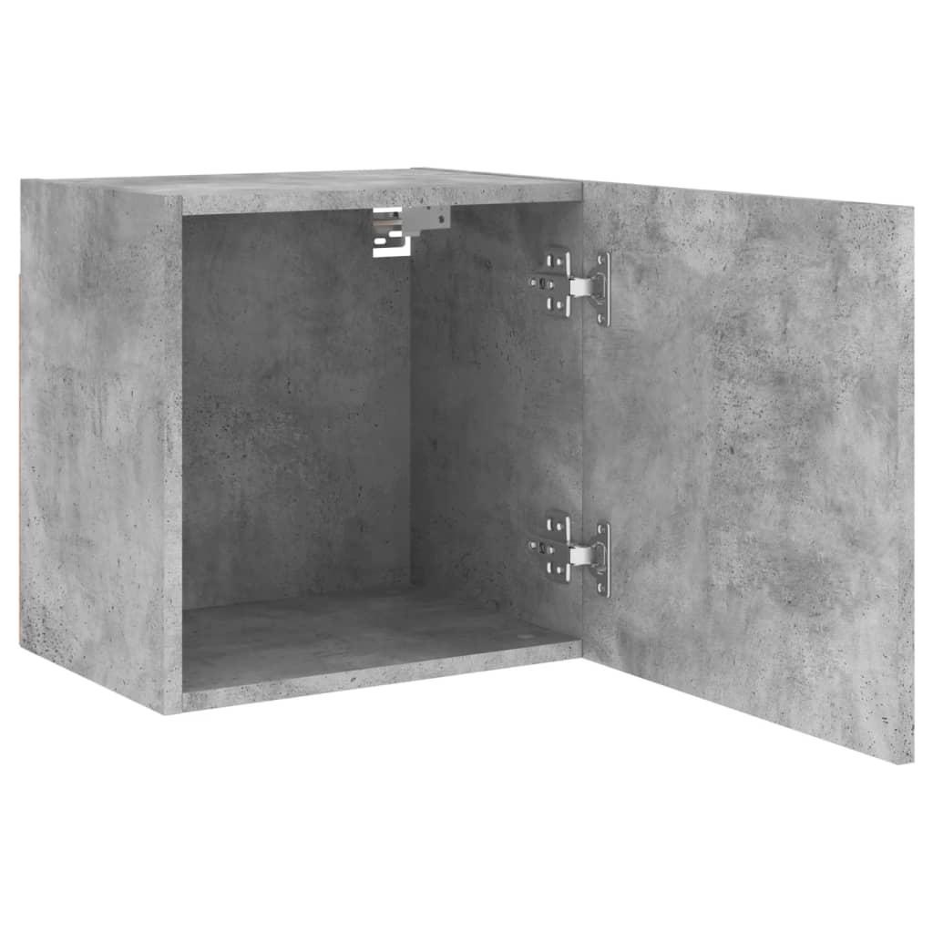 TV Wall Cabinet Concrete Grey 40,5x30x40 cm Engineered Wood