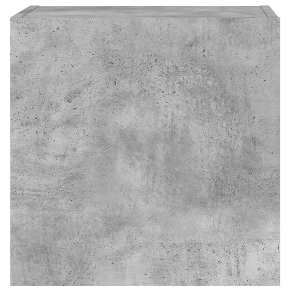 TV Wall Cabinet Concrete Grey 40,5x30x40 cm Engineered Wood