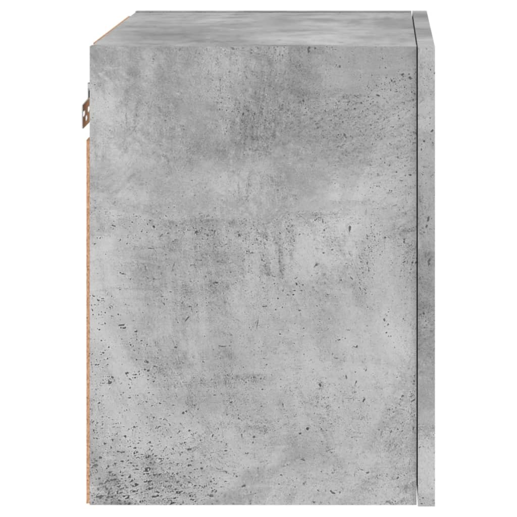 TV Wall Cabinet Concrete Grey 40,5x30x40 cm Engineered Wood