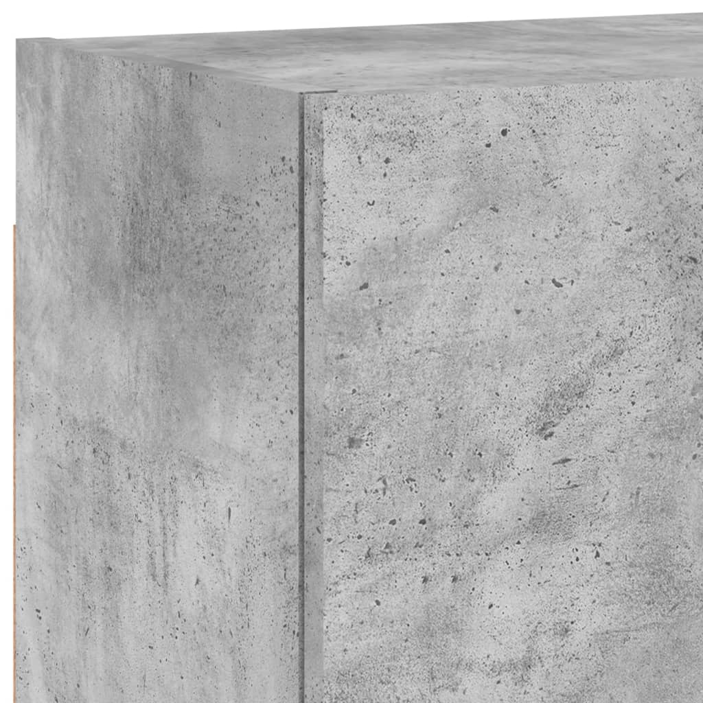 TV Wall Cabinets 2 pcs Concrete Grey 40.5x30x40 cm