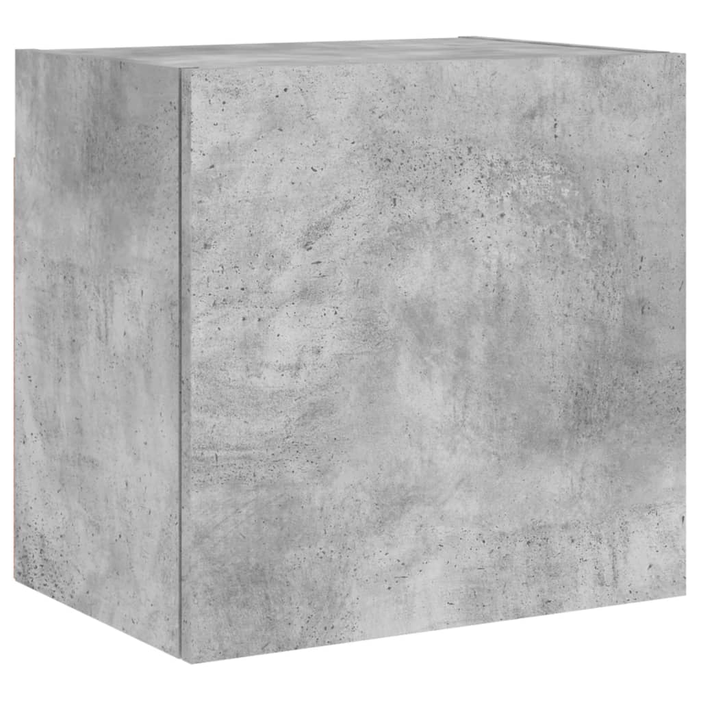TV Wall Cabinets 2 pcs Concrete Grey 40,5x30x40 cm Engineered Wood