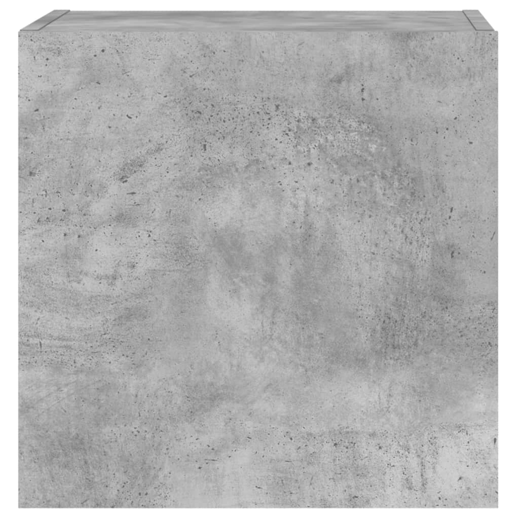 TV Wall Cabinets 2 pcs Concrete Grey 40,5x30x40 cm Engineered Wood