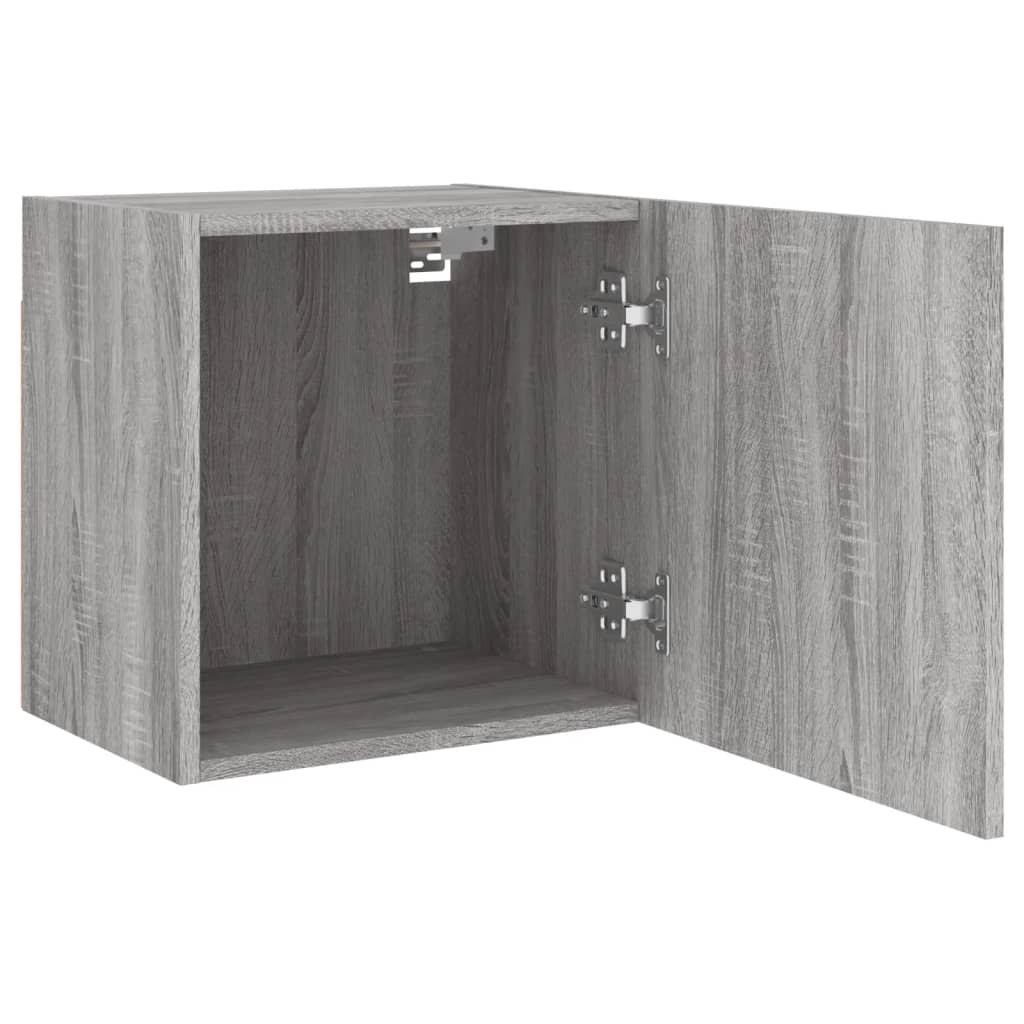 TV Wall Cabinet Grey Sonoma 40,5x30x40 cm Engineered Wood