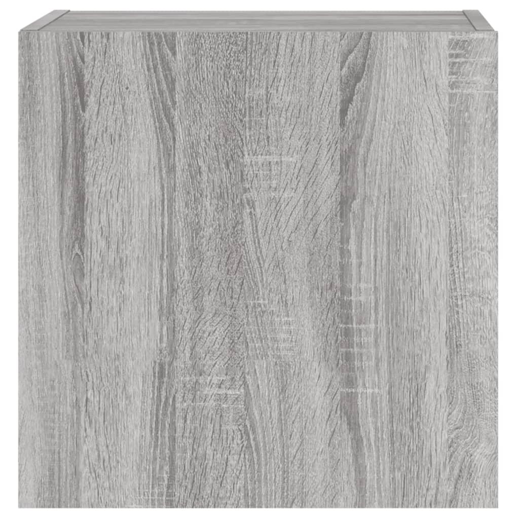 TV Wall Cabinet Grey Sonoma 40,5x30x40 cm Engineered Wood
