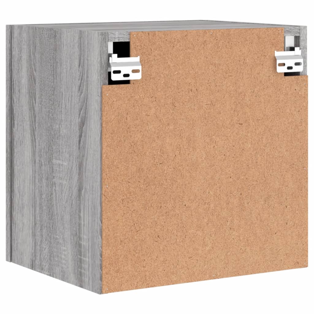 TV Wall Cabinet Grey Sonoma 40,5x30x40 cm Engineered Wood