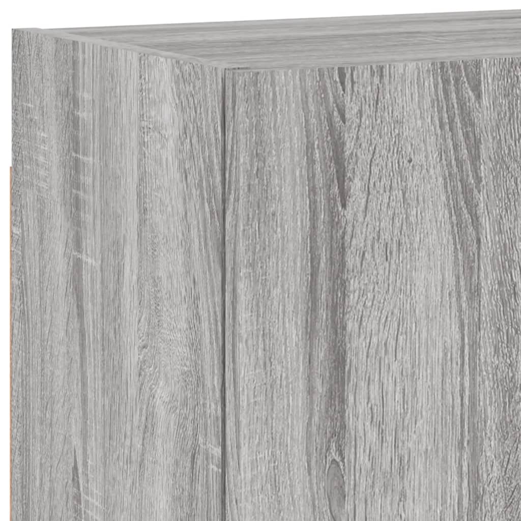 TV Wall Cabinet Grey Sonoma 40,5x30x40 cm Engineered Wood
