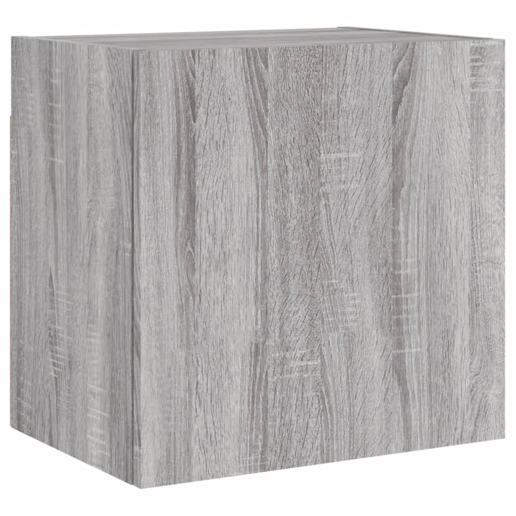 TV Wall Cabinets 2 pcs Grey Sonoma 40,5x30x40 cm Engineered Wood