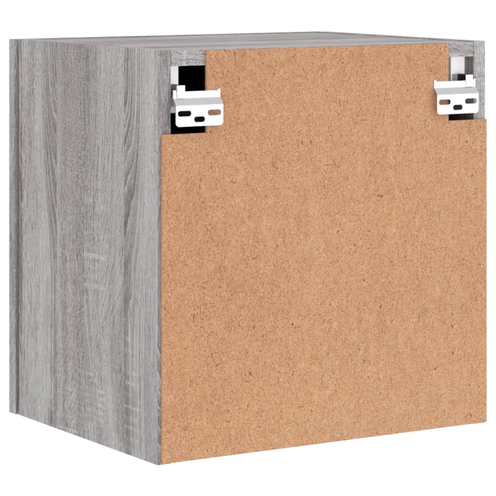 TV Wall Cabinets 2 pcs Grey Sonoma 40,5x30x40 cm Engineered Wood