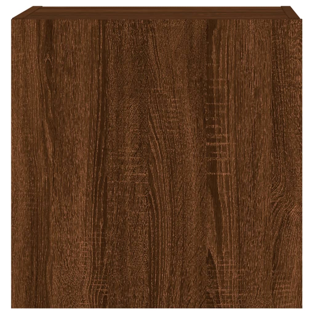 TV Wall Cabinets 2 pcs Brown Oak 40,5x30x40 cm Engineered Wood
