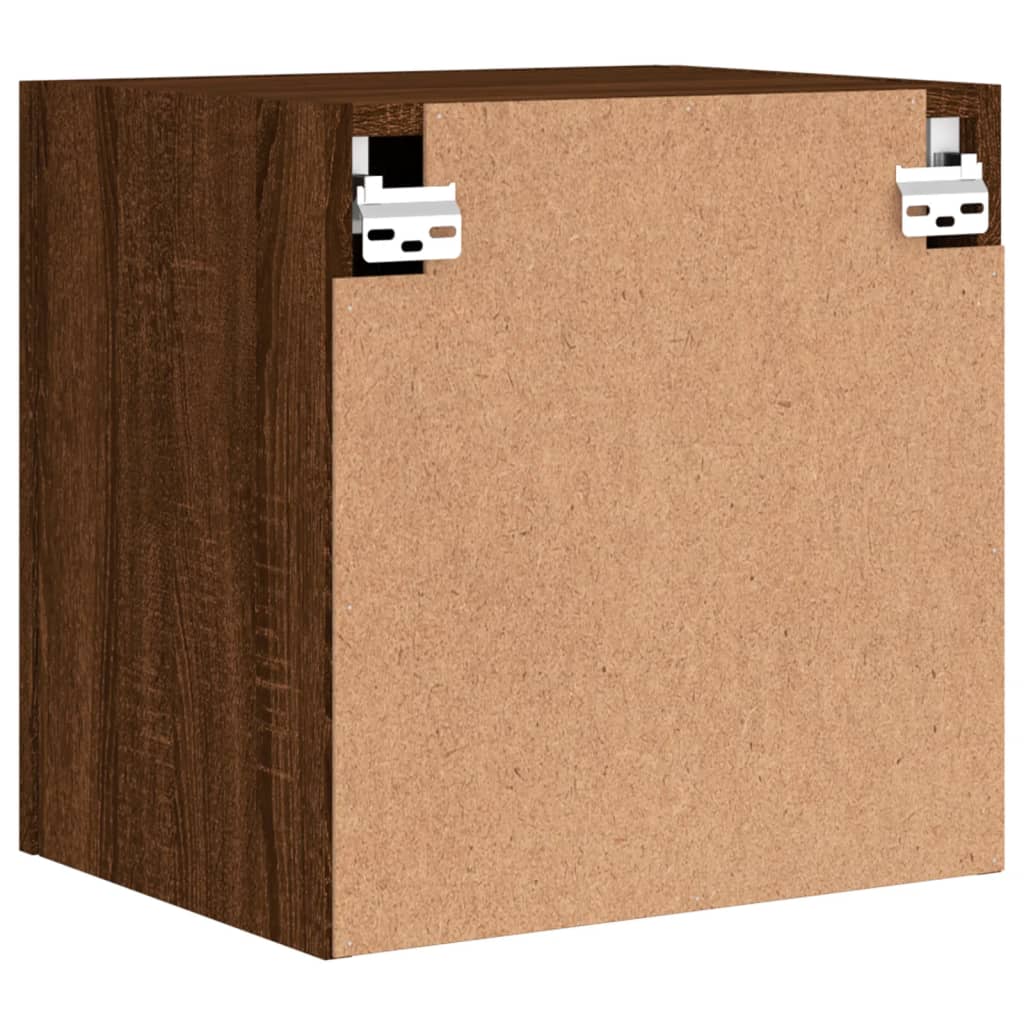 TV Wall Cabinets 2 pcs Brown Oak 40,5x30x40 cm Engineered Wood