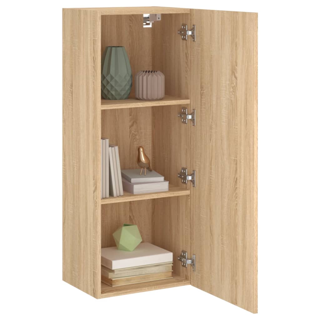 TV Wall Cabinet Sonoma Oak 40,5x30x102 cm Engineered Wood