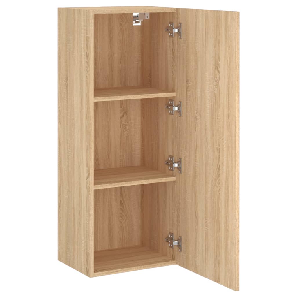 TV Wall Cabinet Sonoma Oak 40,5x30x102 cm Engineered Wood