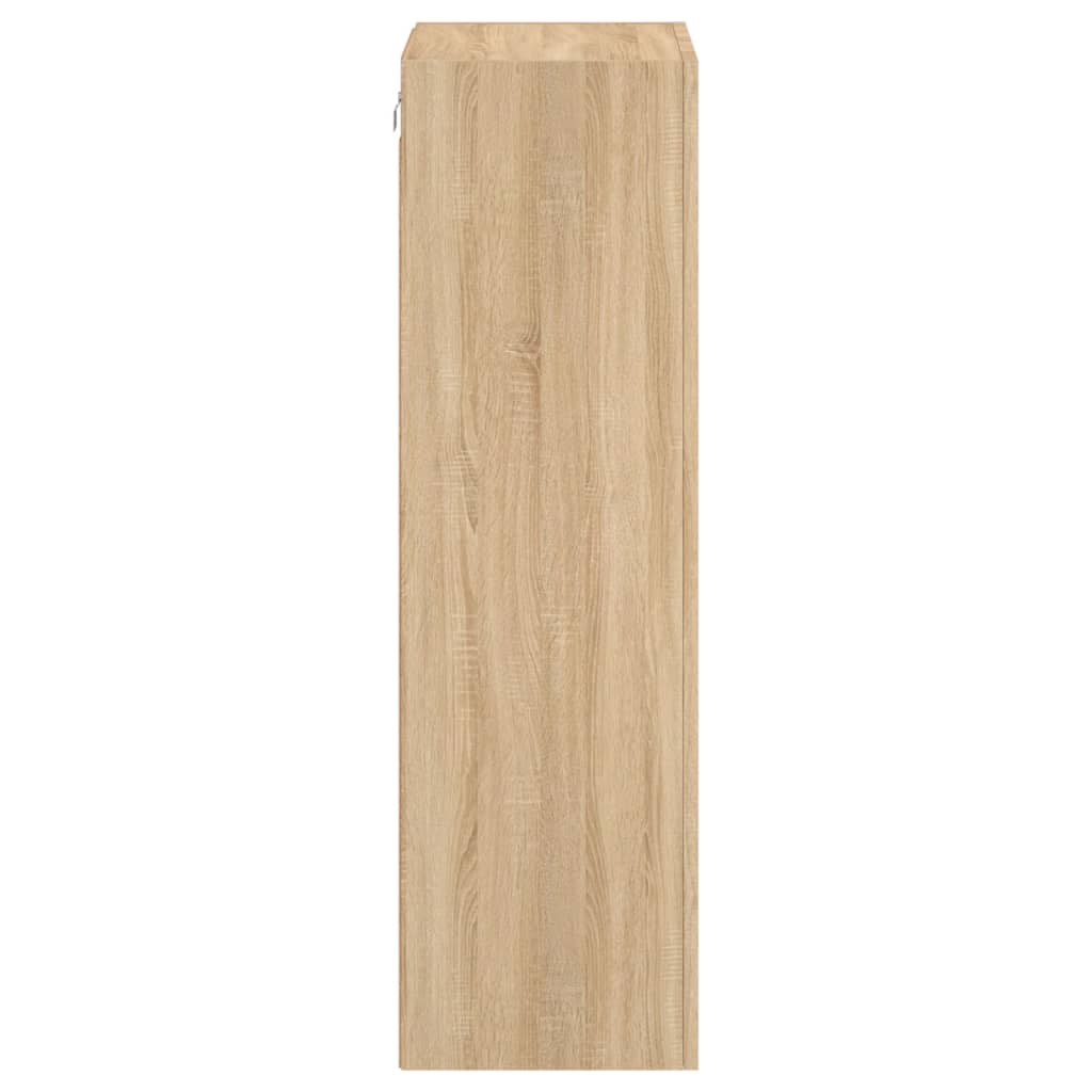 TV Wall Cabinet Sonoma Oak 40,5x30x102 cm Engineered Wood