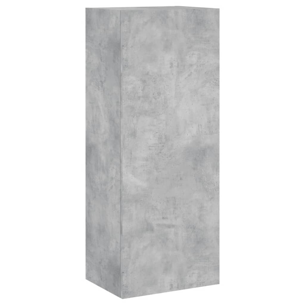 TV Wall Cabinet Concrete Grey 40,5x30x102 cm Engineered Wood