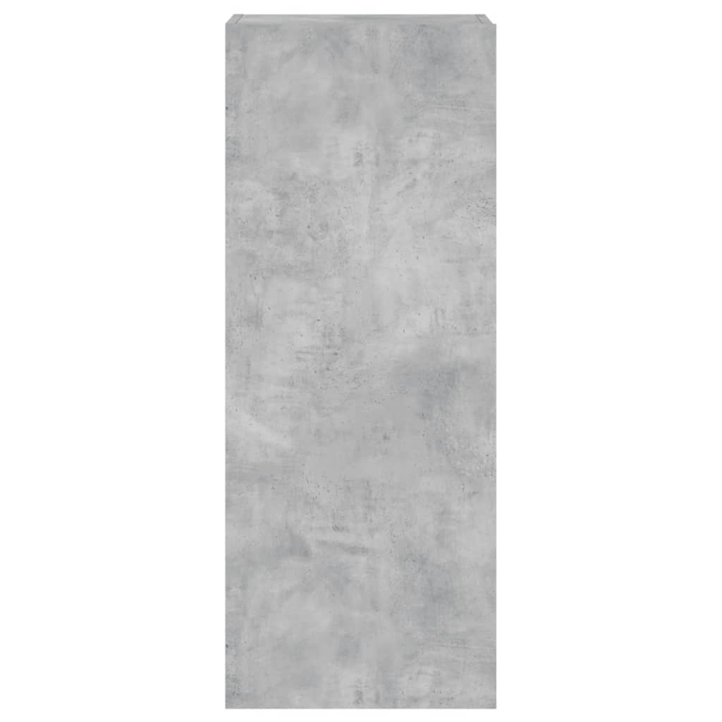 TV Wall Cabinet Concrete Grey 40,5x30x102 cm Engineered Wood