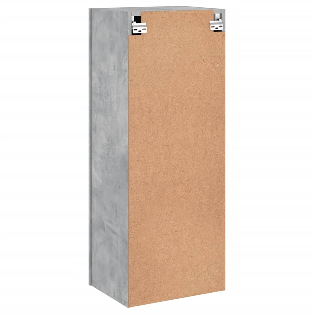 TV Wall Cabinet Concrete Grey 40,5x30x102 cm Engineered Wood