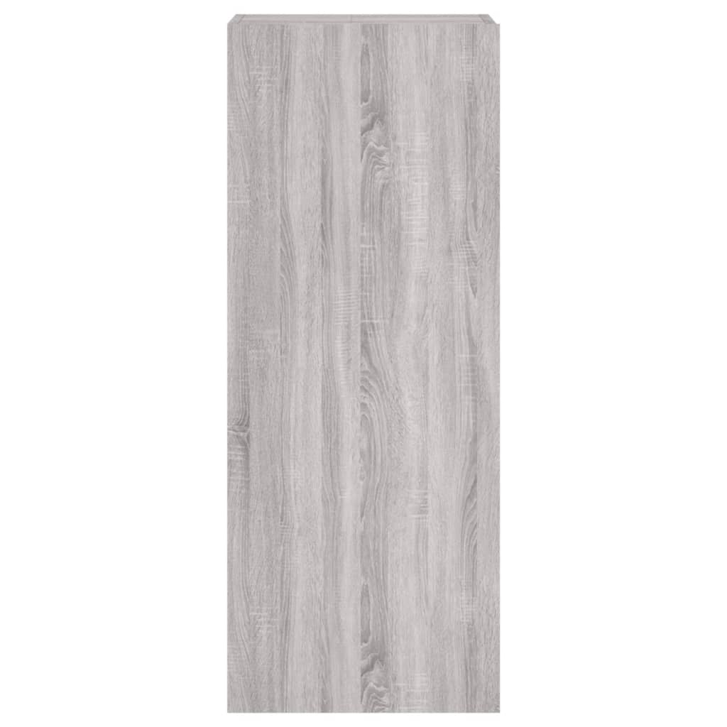 TV Wall Cabinet Grey Sonoma 40,5x30x102 cm Engineered Wood