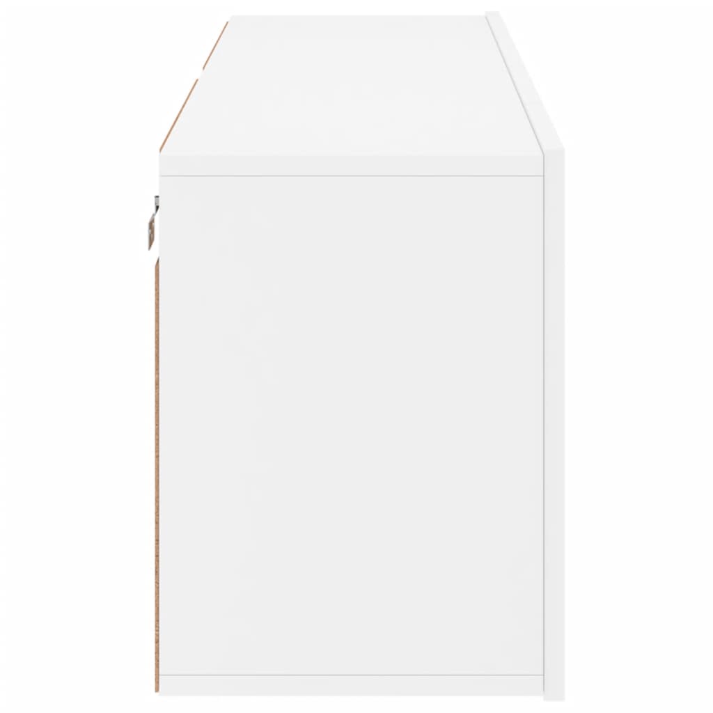 2 Piece Wall-mounted TV Cabinet Set White 60x30x41 cm