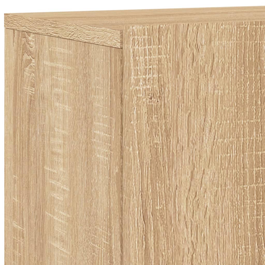 2 Piece Wall-mounted TV Cabinet Set Sonoma Oak 60x30x41 cm