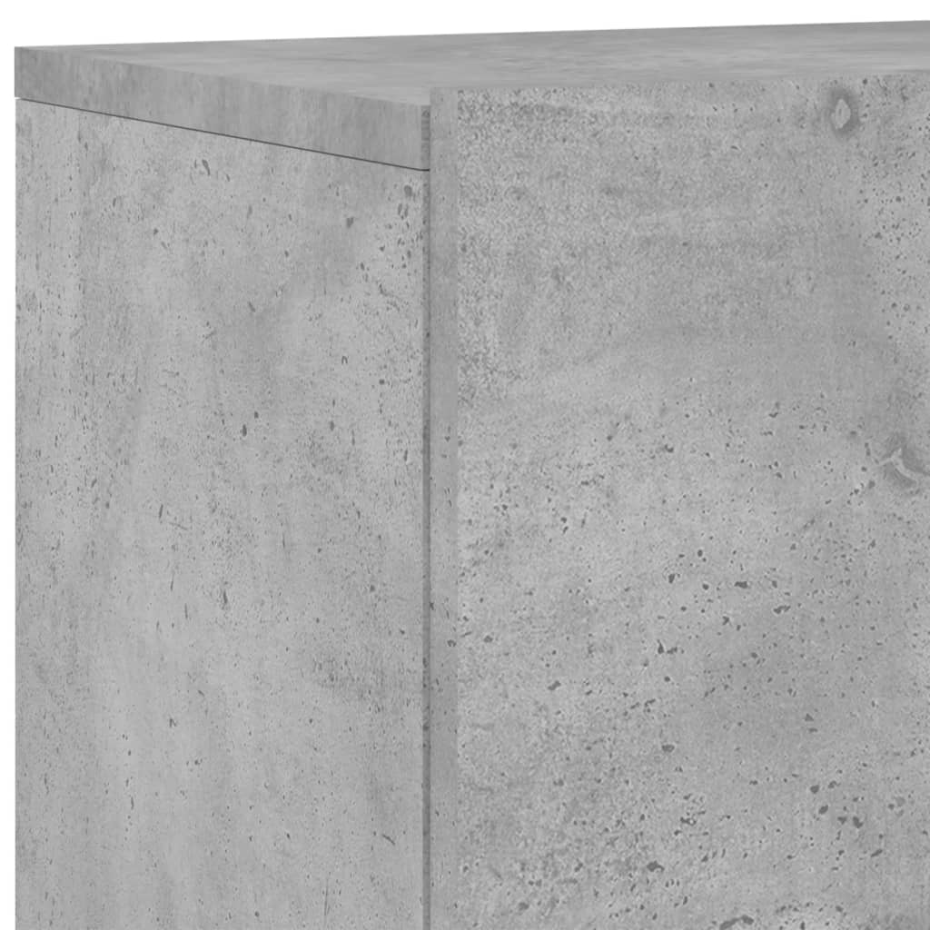 2 Piece Wall-mounted TV Cabinet Set Concrete Grey 60x30x41 cm