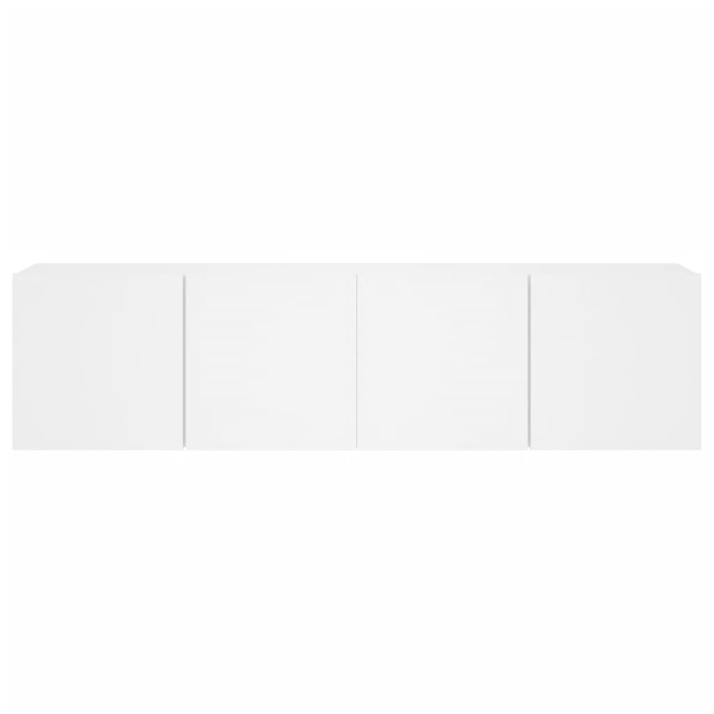 vidaXL TV Cabinets Wall-mounted 2 pcs White 80x30x41 cm