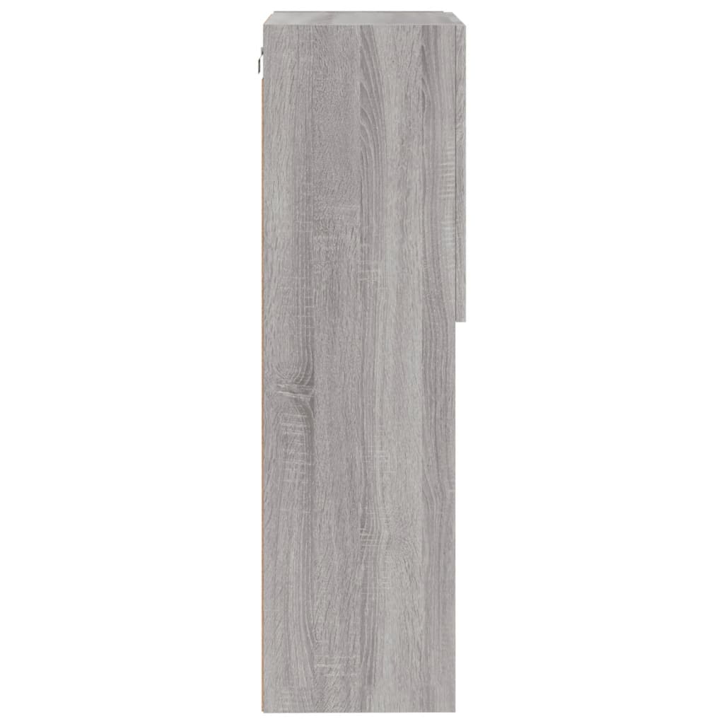 TV Cabinet with LED Lights Grey Sonoma 40,5x30x102 cm