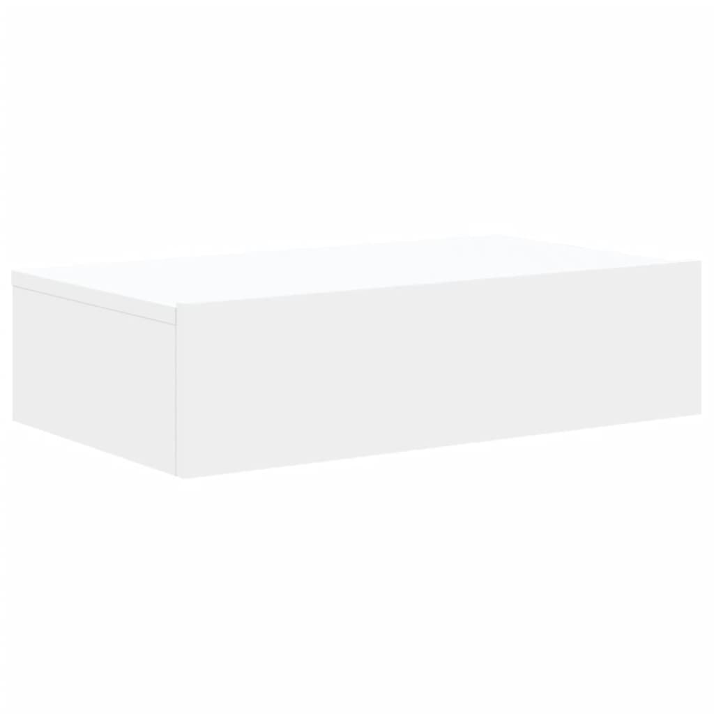 TV Cabinet with LED Lights White 60x35x15,5 cm