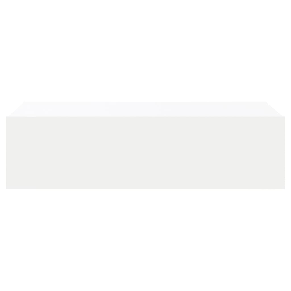 TV Cabinet with LED Lights White 60x35x15,5 cm