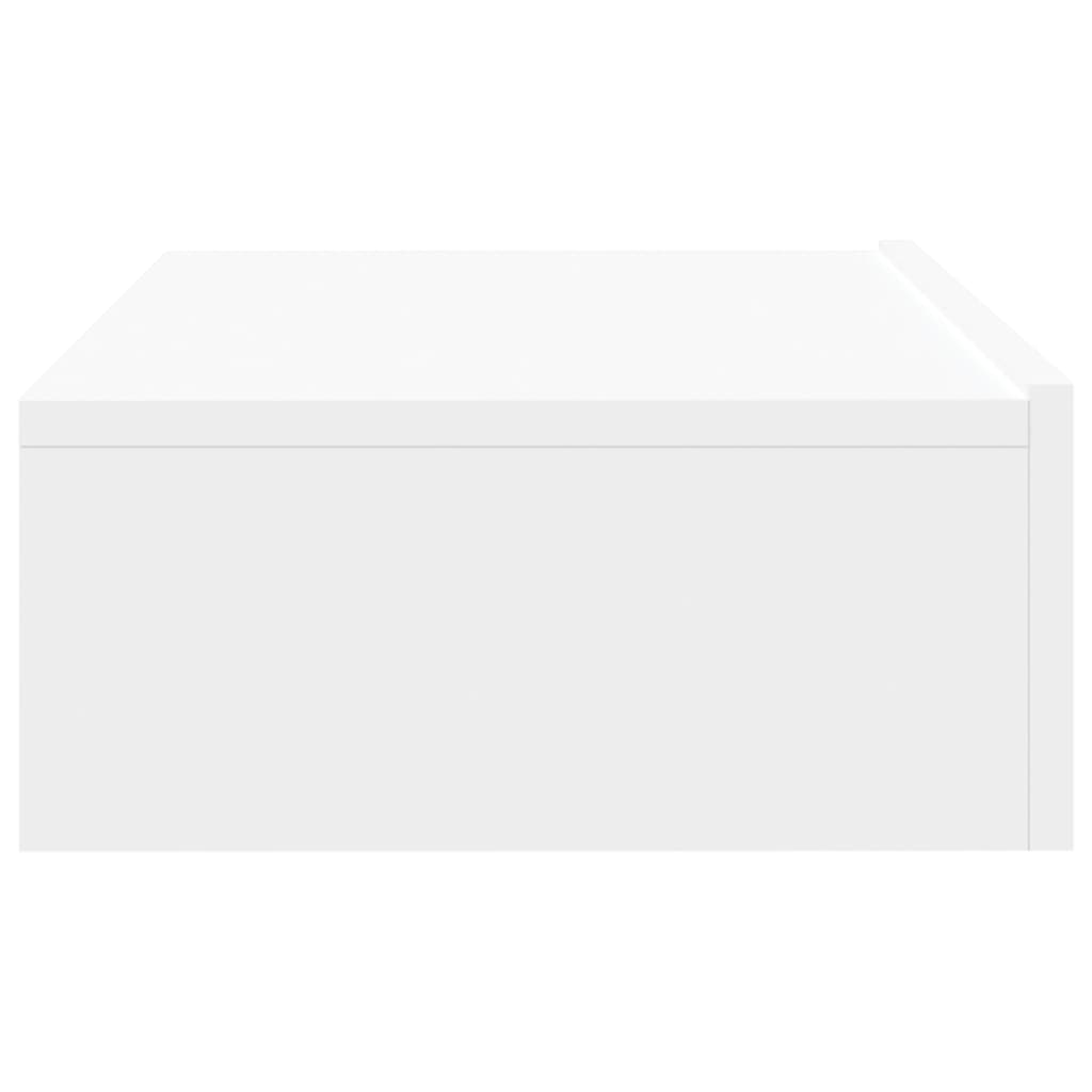 TV Cabinet with LED Lights White 60x35x15,5 cm