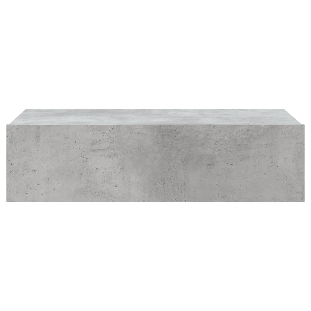 TV Cabinet with LED Lights Concrete Grey 60x35x15,5 cm