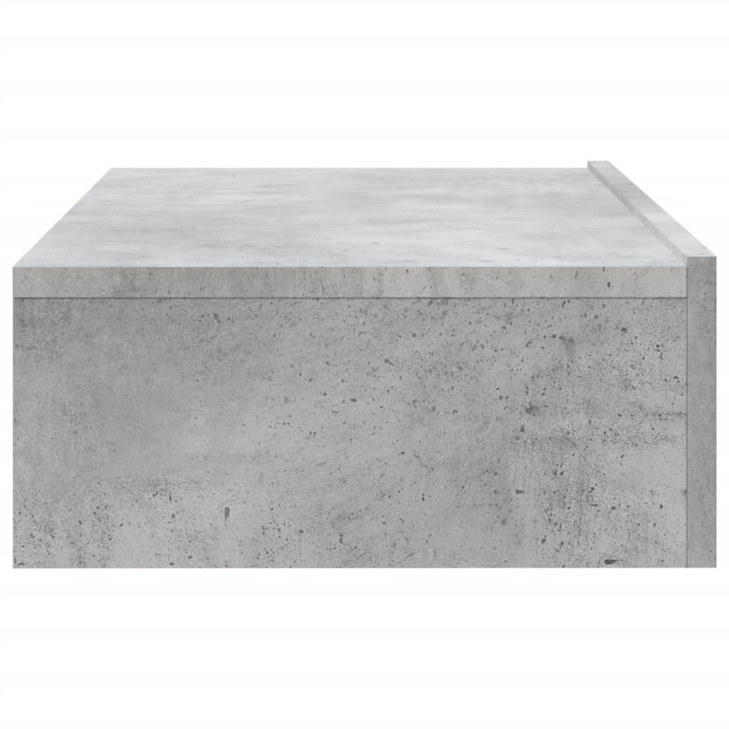 TV Cabinet with LED Lights Concrete Grey 60x35x15,5 cm