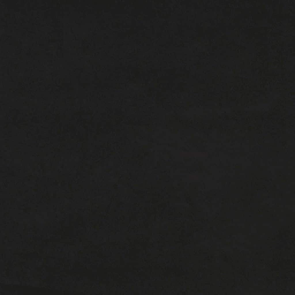 Bed Frame "Dover" Black 135x190 cm Double Velvet