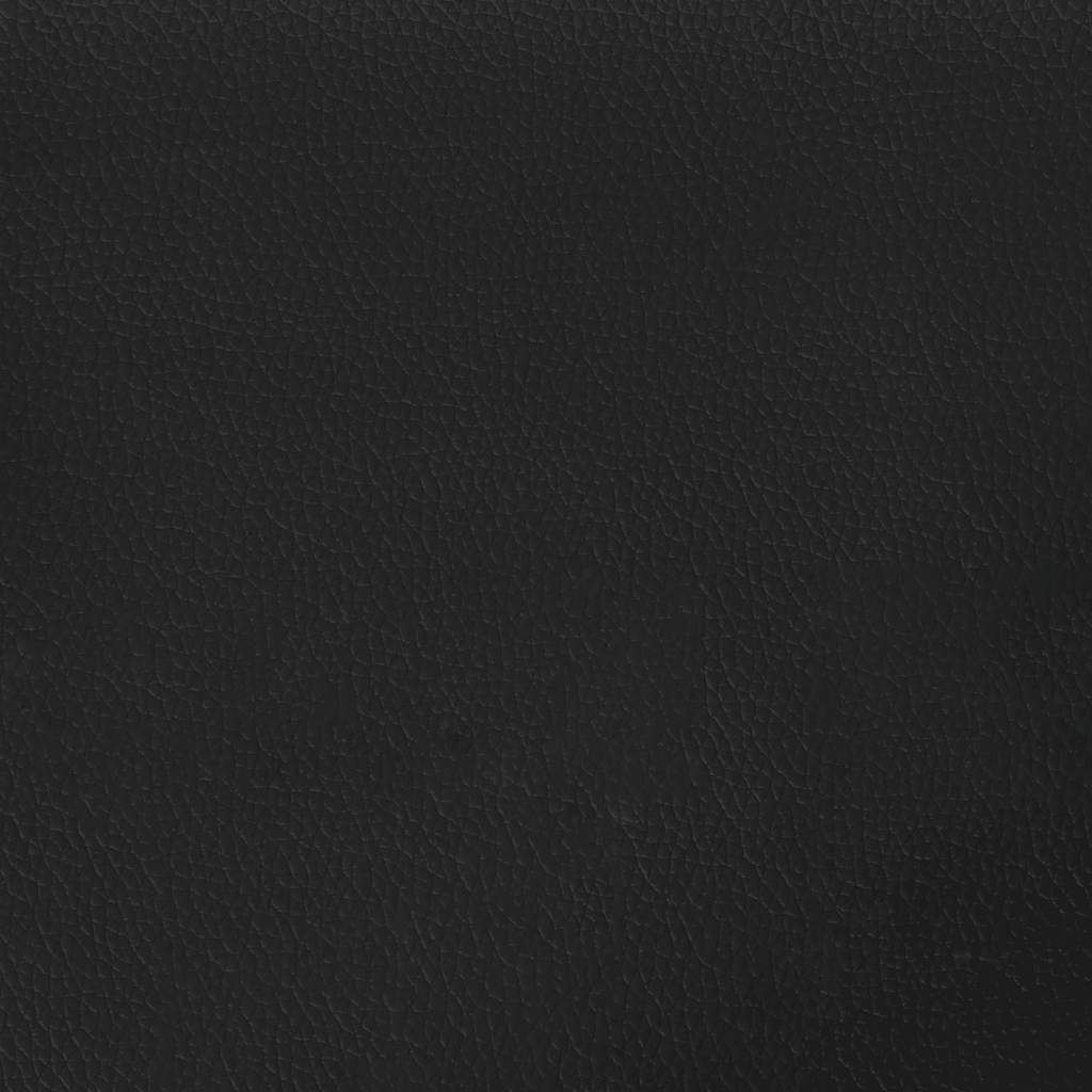 Bed Frame "Dover" Black and White 180x200 cm Super King Faux Leather