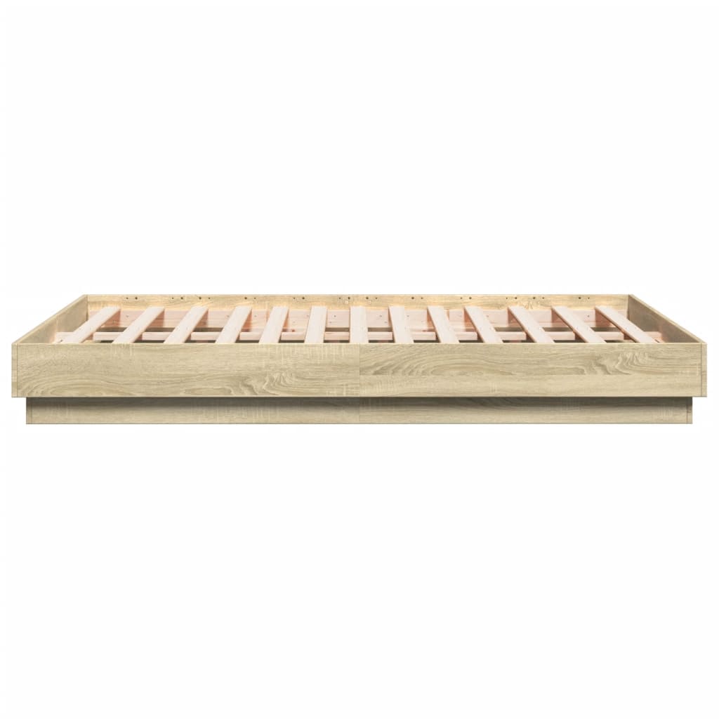 Bed Frame | Sonoma Oak | Engineered wood | Double |  Durable  | Bed Frame