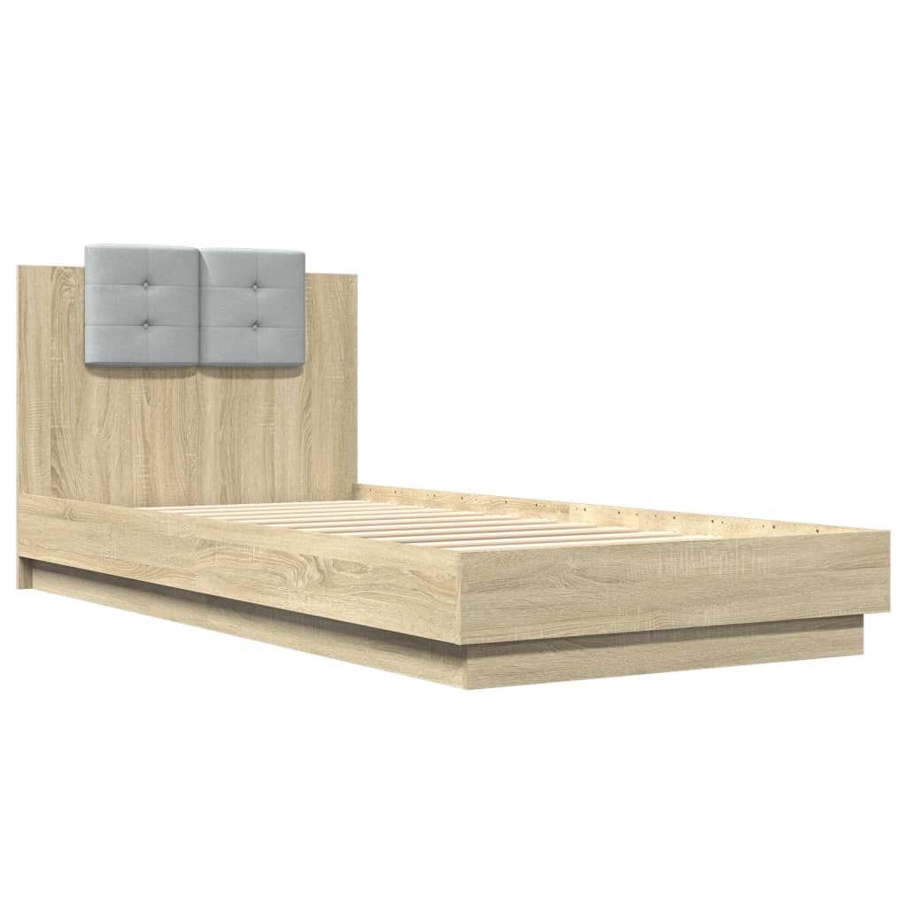Bed Frame | Sonoma Oak | Engineered Wood | Single | Single Bed Frame